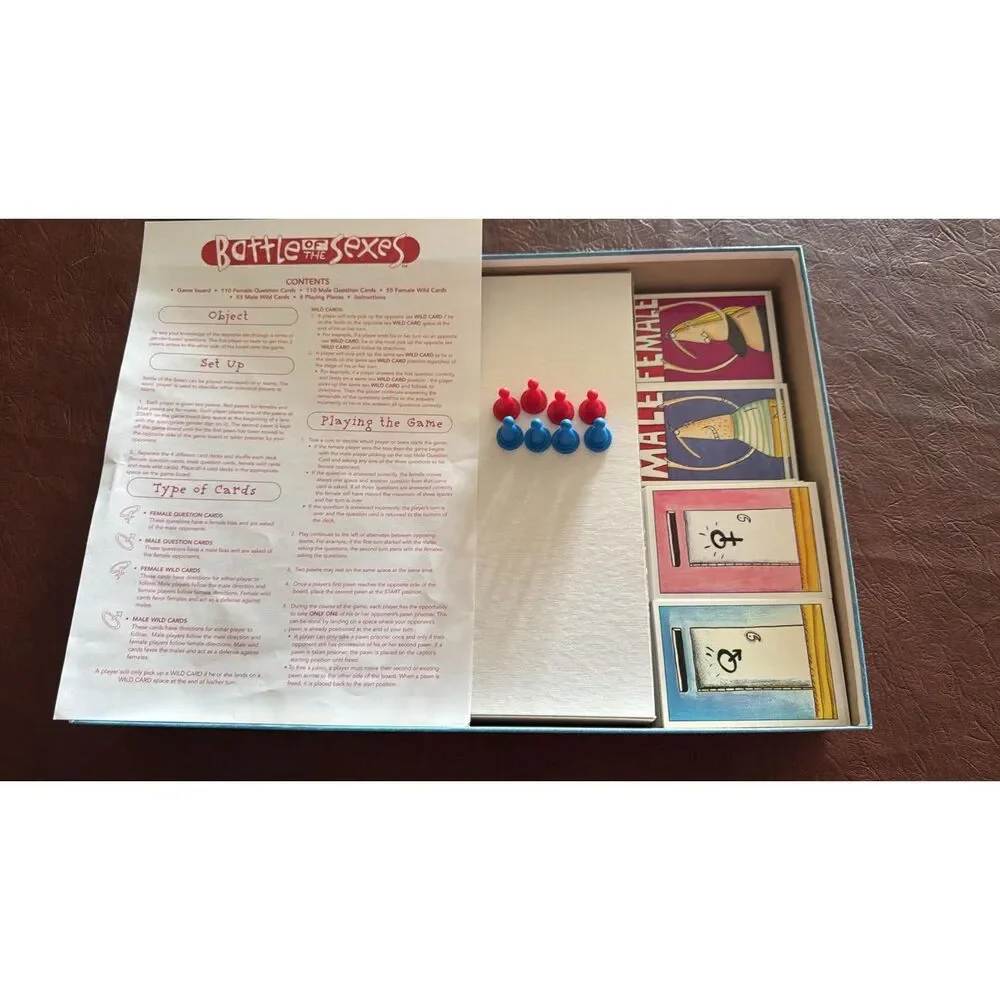 Battle of Sexes board game # 1420 Complete